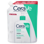 Set CeraVe, gel de curățare cu ceramide, ten normal și gras, 473 ml + rezervă, 473 ml
