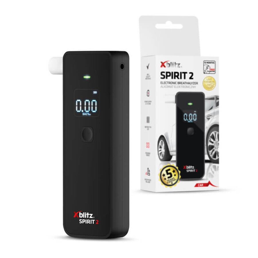 Xblitz Spirit 2, elektronische blaastest, solid-state