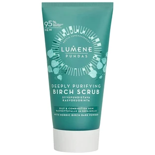 Lumene Puhdas, exfoliante facial de abedul para una limpieza profunda, 75 ml