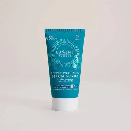 Lumene Puhdas, exfoliante facial de abedul para una limpieza profunda, 75 ml