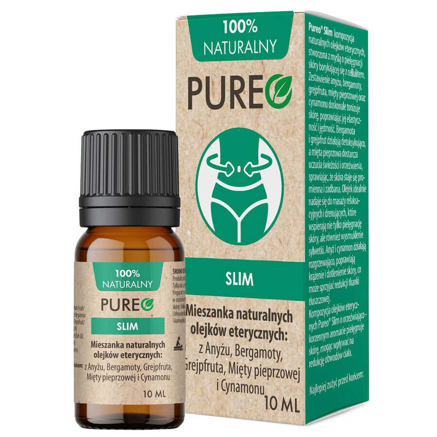 Pureo Slim, miscela di oli essenziali, 10 ml