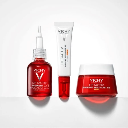 Vichy Liftactiv Pigment Specialist B3, crema para el contorno de ojos contra la hiperpigmentación, SPF 50+, 15 ml