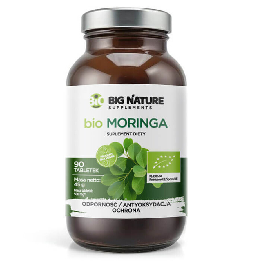 Big Nature Bio Moringa, 90 tablets