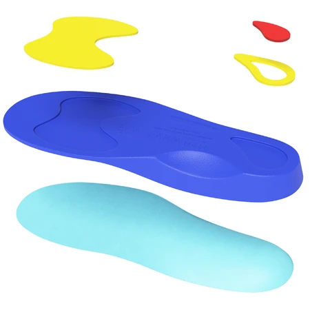 FootWave Kids Supi, semelles orthopédiques, valgité fonctionnelle des pieds et des genoux, pieds plats, Kids, 32-34, 1 paire