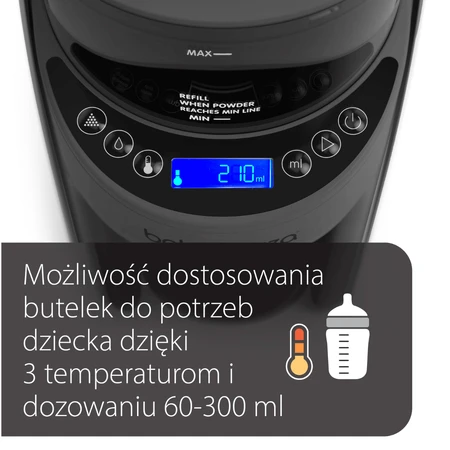 Baby Brezza Formula Pro Advanced, distributeur de lait, gris foncé