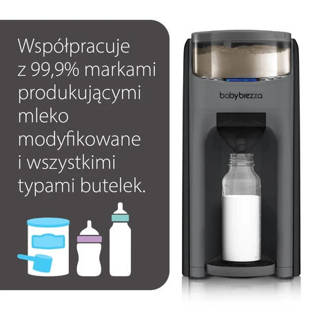 Baby Brezza Formula Pro Advanced, distributeur de lait, gris foncé