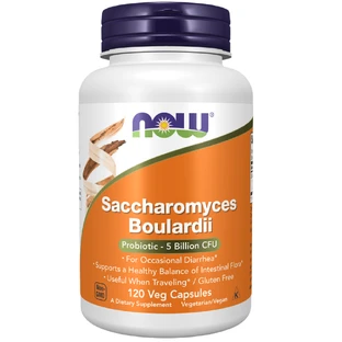 Now Foods Saccharomyces Boulardii 5 Milliarden KBE, 120 vegane Kapseln