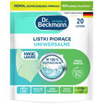 Set di foglie magiche Dr Beckmann, foglie per il lavaggio, multiuso, 3 x 20 pezzi + foglie per la pulizia, multiuso, Summer Lemon, 20 pezzi in omaggio Set di foglie magiche Dr Beckmann, foglie per il lavaggio, multiuso, 3 x 20 pezzi + foglie per la pulizia, multiuso, Summer Lemon, 20 pezzi in omaggio