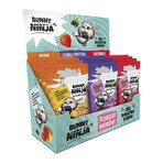 Bunny Ninja Rolls Mix, Fruchtsnack, gemischte Geschmacksrichtungen, 15 g x 18 Stück DEKORIERTE VERPACKUNG