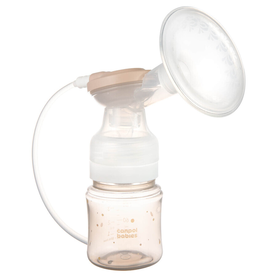 Canpol Babies Express Care set, tire-lait électrique double avec aspirateur nasal + coquille pour tire-lait électrique, 2 pièces