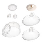 Canpol Babies Express Care set, tire-lait électrique double avec aspirateur nasal + coquille pour tire-lait électrique, 2 pièces