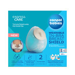 Canpol Babies Express Care set, tire-lait électrique double avec aspirateur nasal + coquille pour tire-lait électrique, 2 pièces
