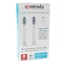 Controly, puntas de recambio para cepillo dental sónico Supersonic y Daily II, blancas, suaves, 2 piezas