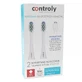 Controly, puntas de recambio para cepillo dental sónico Supersonic y Daily II, blancas, suaves, 2 piezas