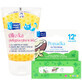 Set Skarb Matki, ulei de &#238;ngrijire &#238;n gel pentru bebeluși și copii de la 1 zi de viață, 125 ml + ruj protector pentru copii, aromă de nucă de cocos și vanilie, de la 12 luni, 6,5 g