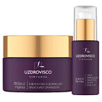 Kit Uzdrovisco Virtuose Source of Beauty, crema idro-rassodante, 50 ml + crema antirughe per il contorno occhi e bocca, 30 ml