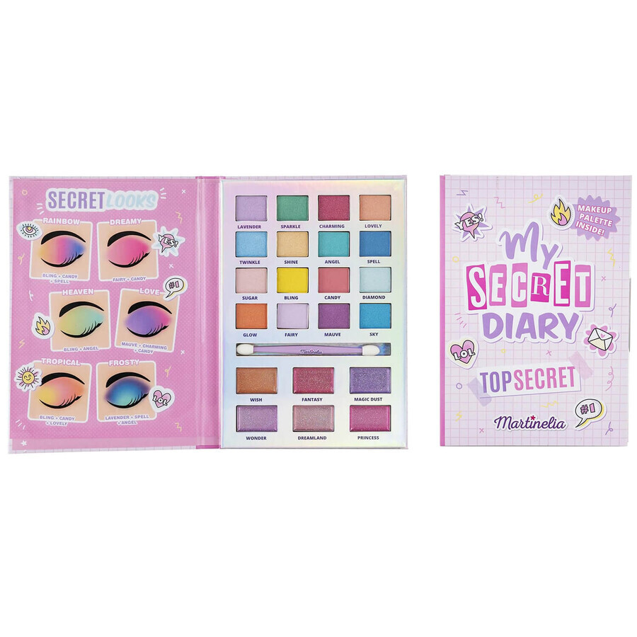 Martinelia Secret Diary Set, children's eyeshadow set