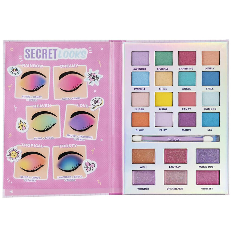 Martinelia Secret Diary Set, children's eyeshadow set