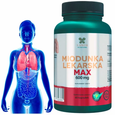 Lanco Nutritions Plumeria medica Max 600 mg, 60 cápsulas