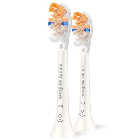 Philips, puntas de repuesto para el cepillo dental Sonicare A3 Premium All-in-One, blanco, 2 piezas