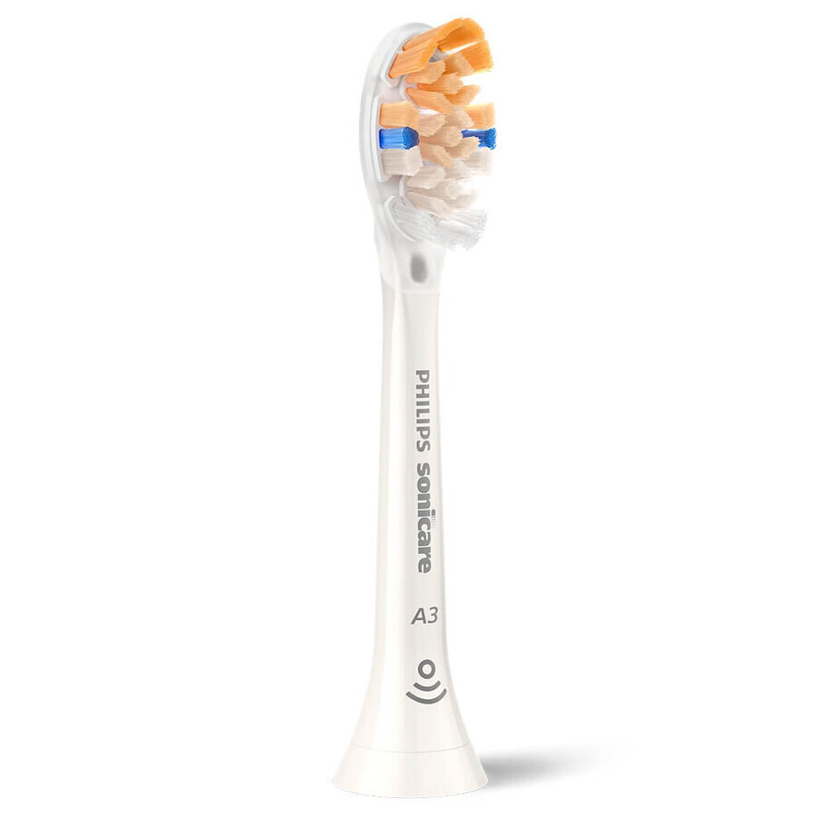 Philips, embouts de remplacement pour brosse à dents sonique Sonicare A3 Premium All-in-One, blanc, 2 pièces