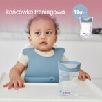 B.Box, ceașcă pentru învățat să bea, set 4 în 1, albastru, de la 4 luni, 240 ml