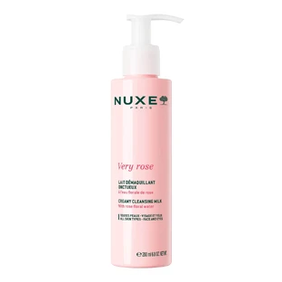 Nuxe Very Rose, leche desmaquillante cremosa, 200 ml