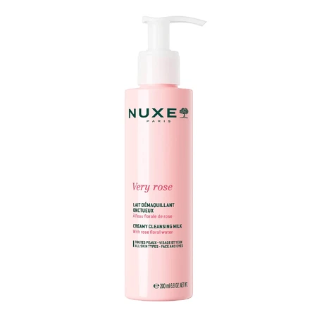 Nuxe Very Rose, leche desmaquillante cremosa, 200 ml