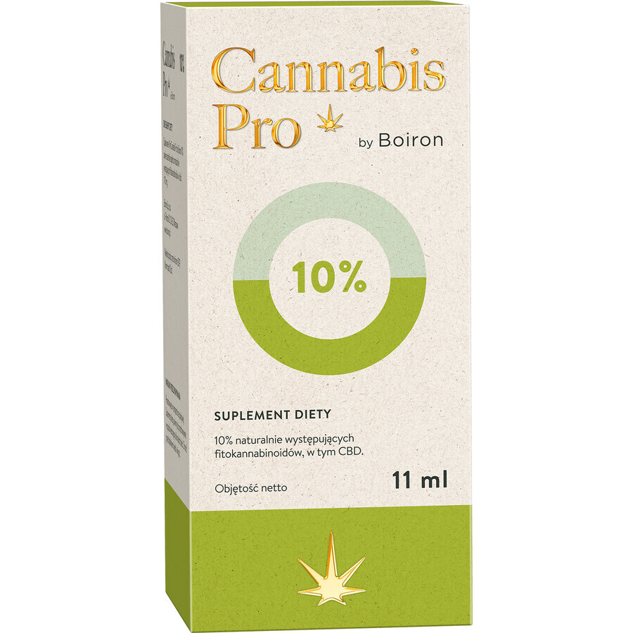 Boiron Cannabis Pro 10%, huile de chanvre, 11 ml