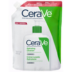 Set CeraVe, emulsione detergente idratante, pelle normale e secca, 473 ml + riserva, 473 ml