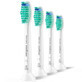 Philips, replacement tips for Sonicare C1 ProResult sonic toothbrush, white, 4 pieces