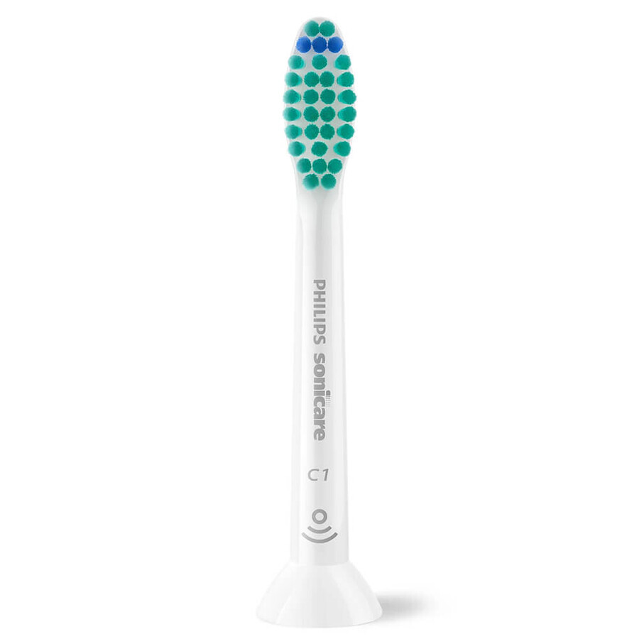 Philips, puntas de repuesto para el cepillo dental sónico Sonicare C1 ProResult, blanco, 4 piezas