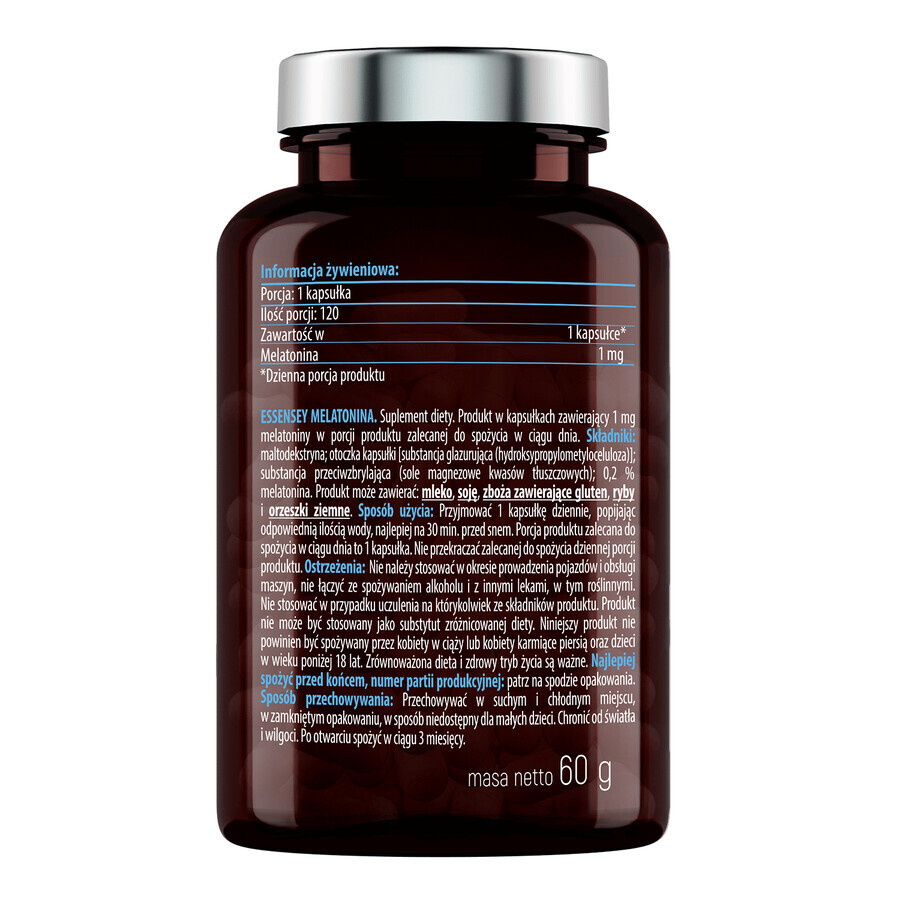 Essensey Melatonin, 120 capsules