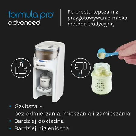 Baby Brezza Formula Pro Advanced, milk machine, white