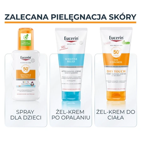 Eucerin Sun Protection Oil Control, spray protector transparente, ultraligero, FPS 50+, 200 ml