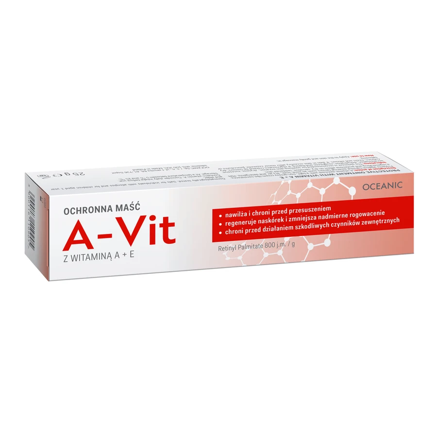 Oceanic A-Vit, pommade protectrice aux vitamines A+E, 25 g