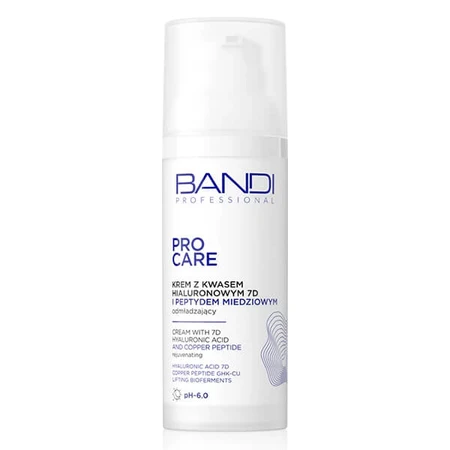 Bandi Professional Pro Care, Anti-Aging-Creme mit 7D-Hyaluronsäure und Kupferpeptid, 50 ml