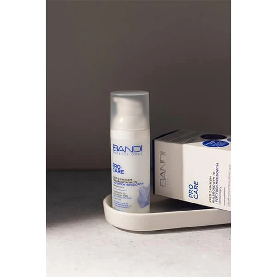 Bandi Professional Pro Care, Anti-Aging-Creme mit 7D-Hyaluronsäure und Kupferpeptid, 50 ml