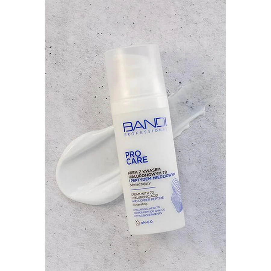 Bandi Professional Pro Care, Anti-Aging-Creme mit 7D-Hyaluronsäure und Kupferpeptid, 50 ml