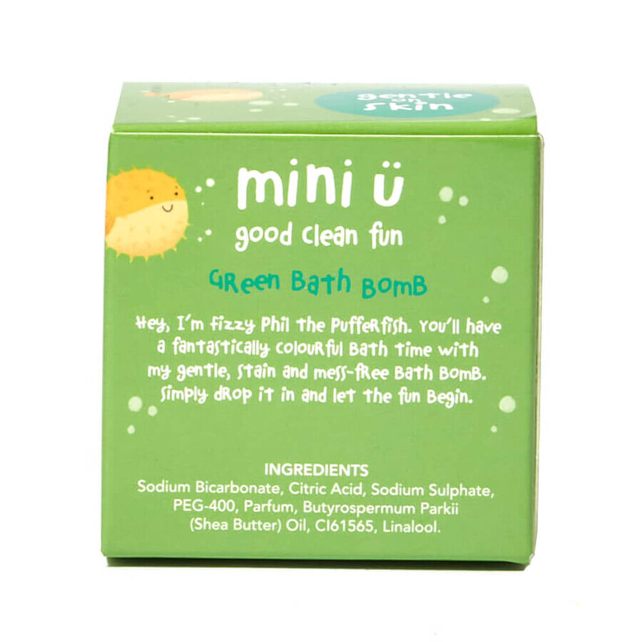 Mini U, sparkling bath ball with surprise, 50 g
