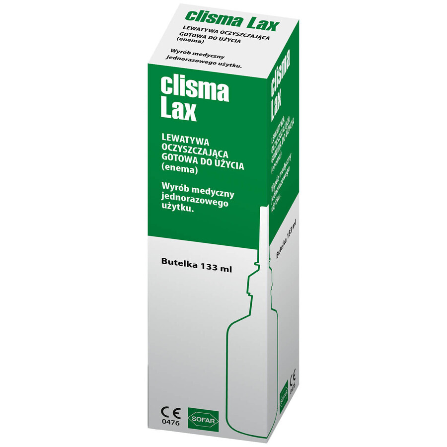 Clisma Lax, lavement nettoyant, flacon, 133 ml