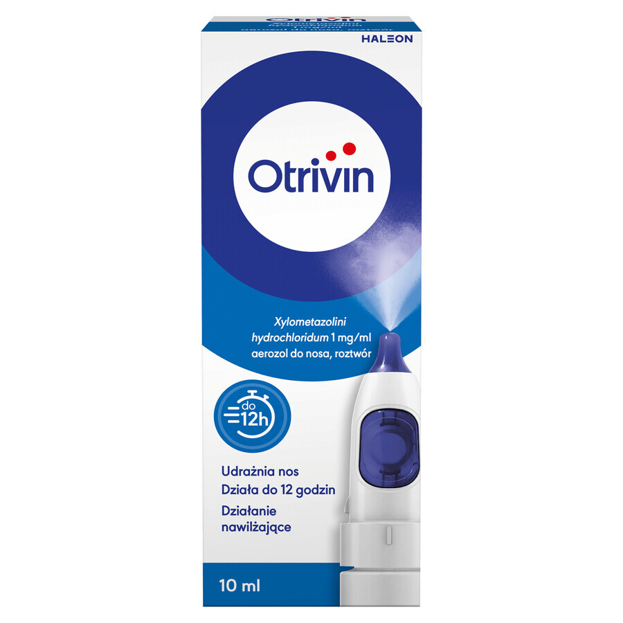 Otrivin 1 mg/ml, spray nasale, 10 ml