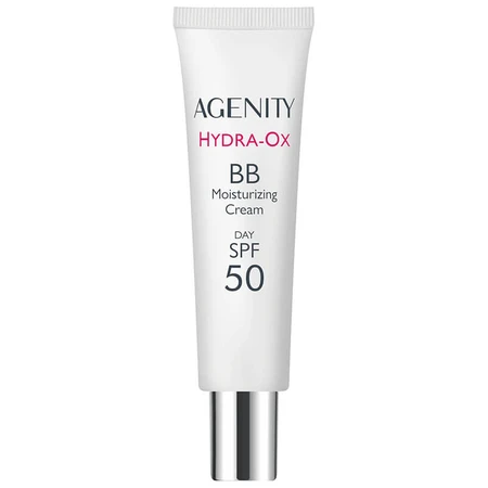 Agenity Hydra-Ox, hydraterende BB crème, SPF 50, 10 licht beige, 30 ml
