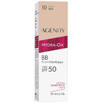 Agenity Hydra-Ox, BB cream hidratante, FPS 50, 10 beige claro, 30 ml