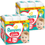 Pampers Pants set, pannolini, Maxi, taglia 4, 9-15 kg, 2 x 176 pz.