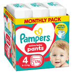 Pampers Pants set, pannolini, Maxi, taglia 4, 9-15 kg, 2 x 176 pz.