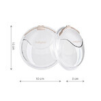 BabyOno, coppette per allattamento, raccoglitori di latte, 2 pezzi BabyOno, coppette per allattamento, raccoglitori di latte, 2 pezzi