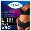 Tena Lady Pants Noir, braguitas absorbentes, talla L, 95-130 cm, Plus, 30 unidades