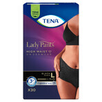 Tena Lady Pants Noir, absorbent panties, size L, 95-130 cm, Plus, 30 pieces Tena Lady Pants Noir, absorbent panties, size L, 95-130 cm, Plus, 30 pieces