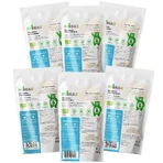 Juego de papillas BioBas, arroz, espelta, mijo, sémola, avena, con libro para colorear y pegatinas, sin azúcares añadidos, a partir de 6 meses, 6 x 200 g